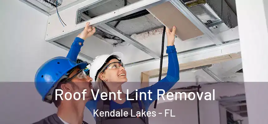 Roof Vent Lint Removal Kendale Lakes - FL